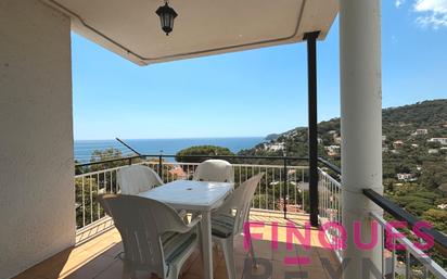 Balcony of Apartment for sale in Santa Cristina d'Aro  with Terrace, Furnished and Oven