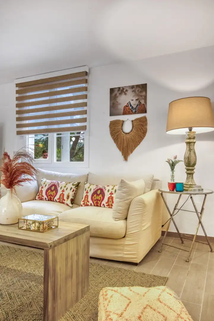 Sala d'estar de Casa o xalet en venda en L'Ametlla de Mar  amb Aire condicionat, Calefacció i Jardí privat