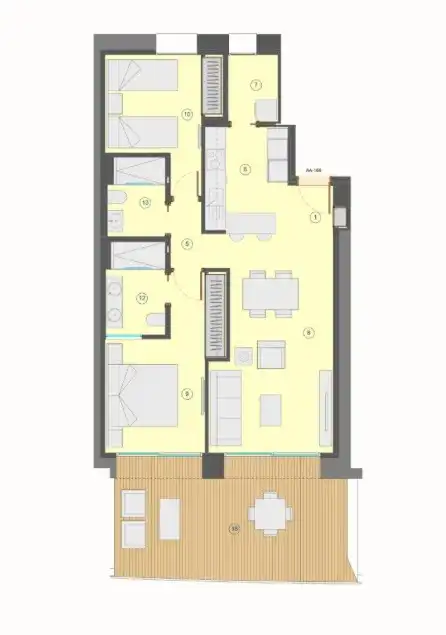 Apartment with pool for sale in Avenida de Mejico 7, imagen 44
