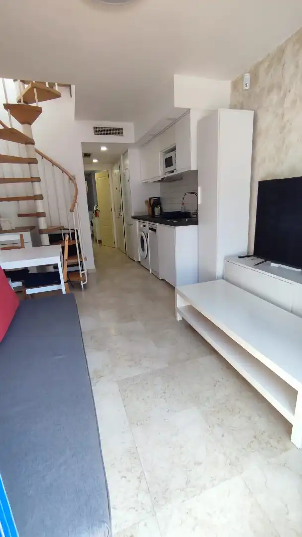 Cocina de Ático de alquiler en Benalmádena con Aire acondicionado, Terraza y Trastero