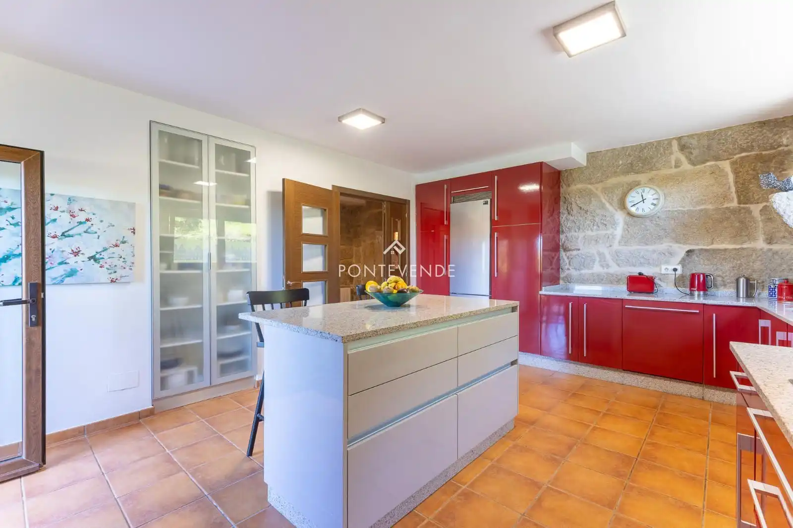 Cocina de Casa o chalet en venta en Cotobade con Calefacción, Jardín privado y Terraza
