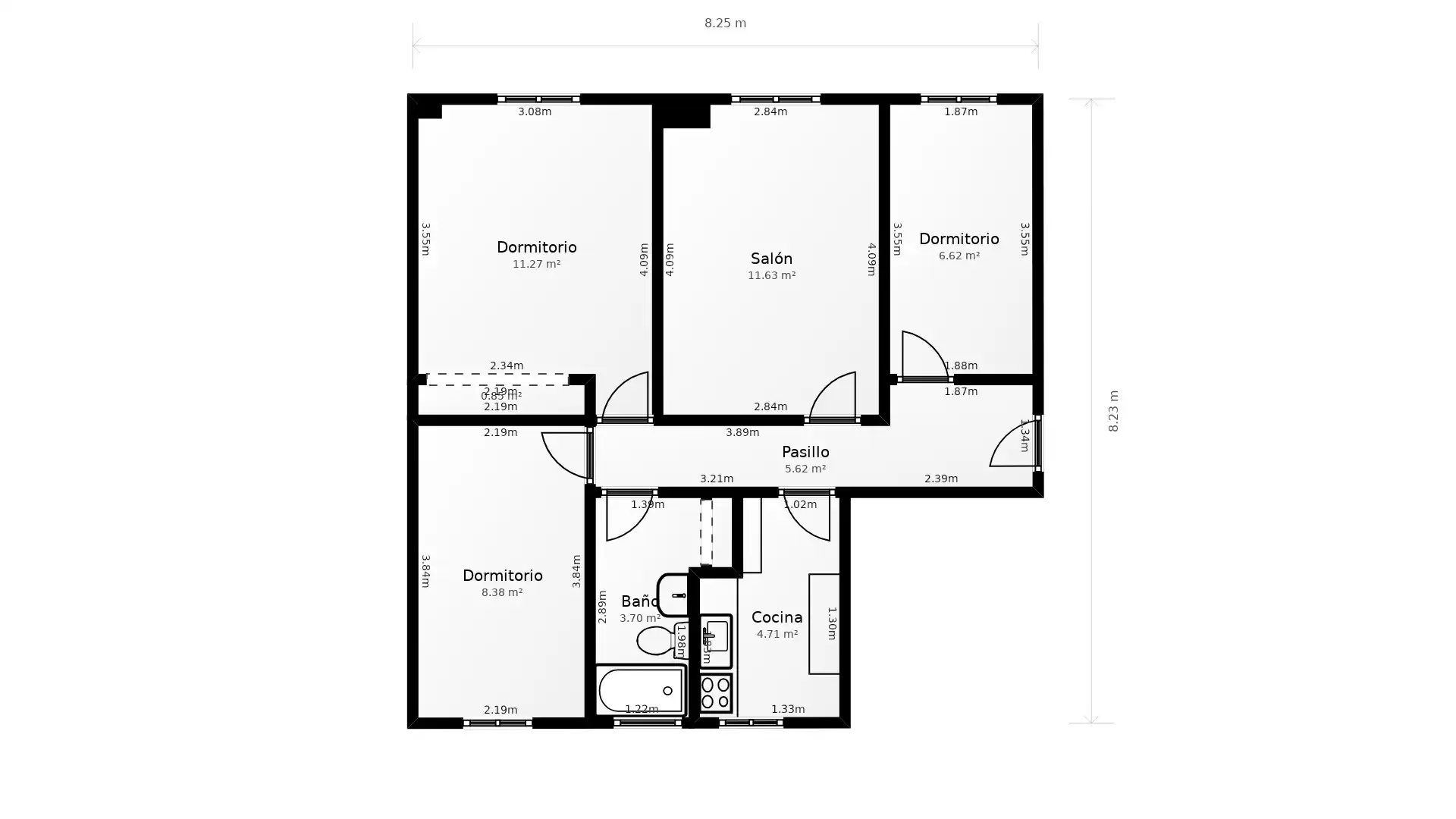 Piso en venta en Carabanchel