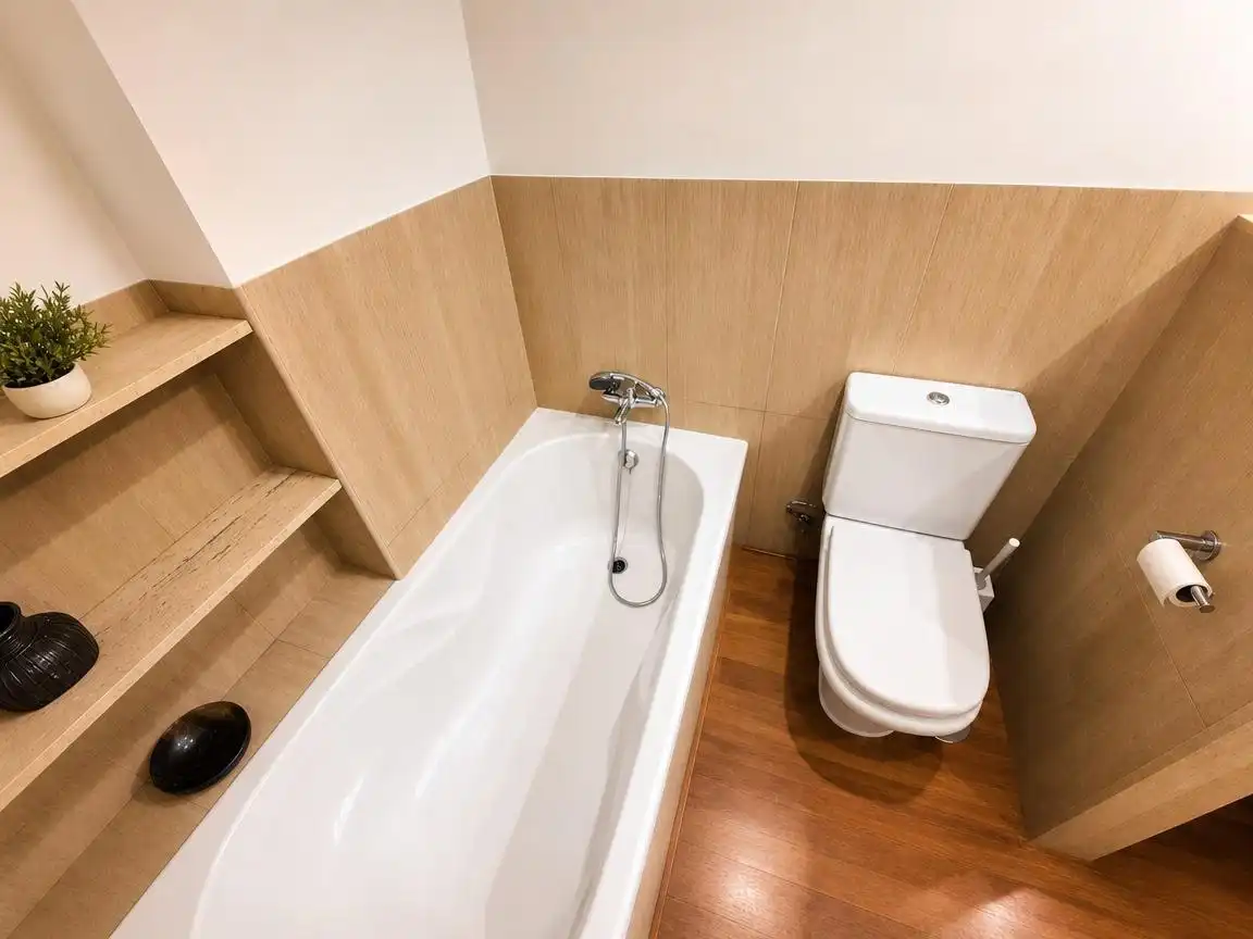 Badezimmer von Wohnung zur Miete in Alicante / Alacant mit Parkett und Möbliert