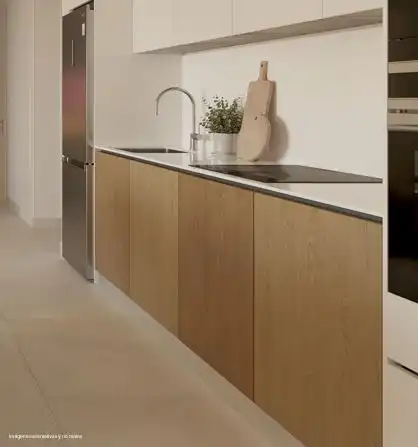Cuina de Apartament en venda en Estepona amb Aire condicionat, Calefacció i Jardí privat