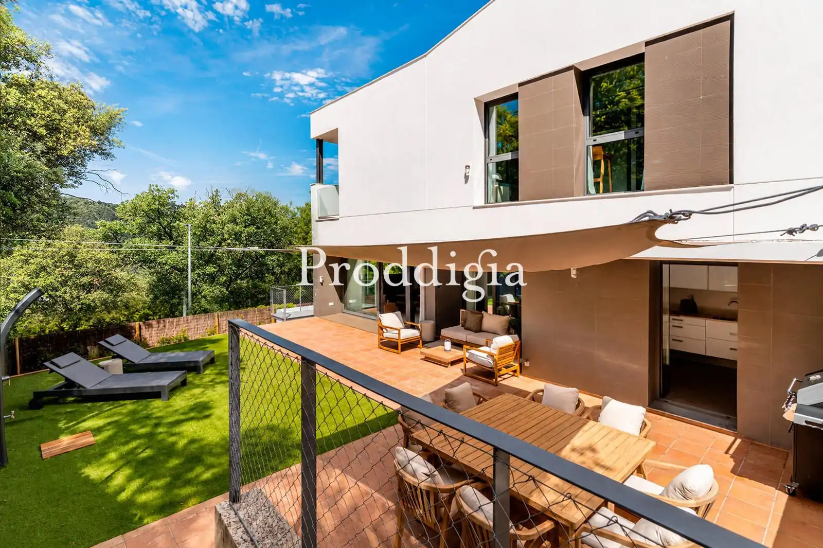 Terraza de Casa o chalet de alquiler en Barcelona con Aire acondicionado, Calefacción y Amueblado