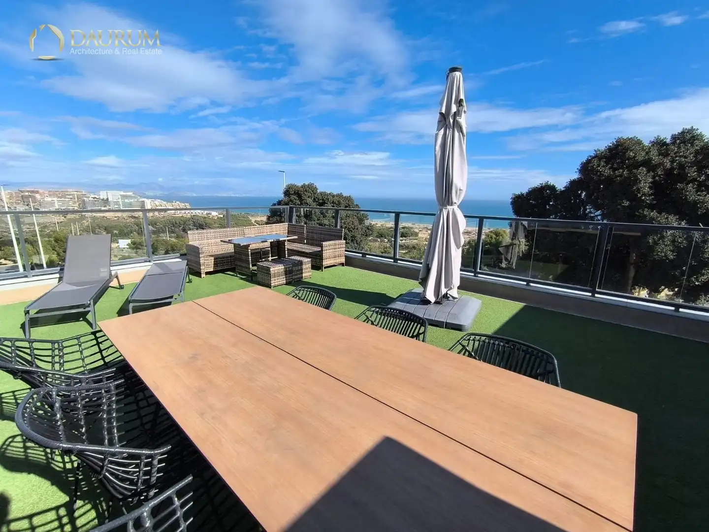 Terraza de Dúplex en venta en Santa Pola con Aire acondicionado, Calefacción y Terraza