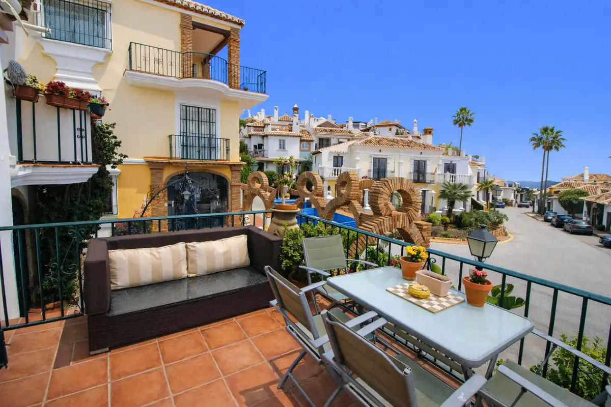 Terraza de Casa adosada en venta en Mijas con Calefacción, Terraza y Piscina