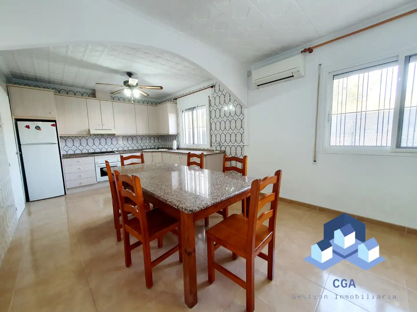 Cocina de Casa o chalet en venta en Lorca con Aire acondicionado, Calefacción y Jardín privado