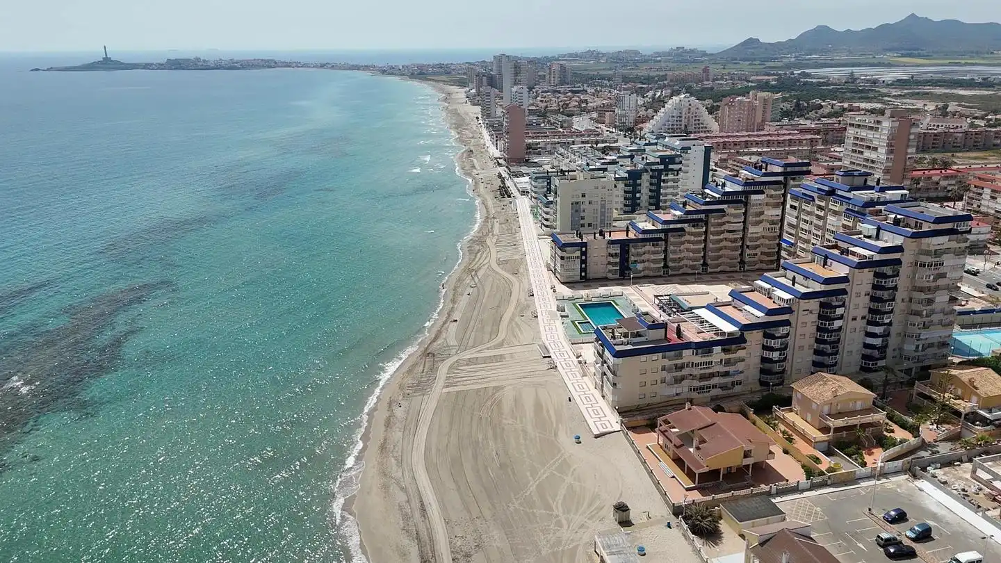 Exterior view of Houses for sale in La Manga del Mar Menor  with Private garden, Terrace and Furnished