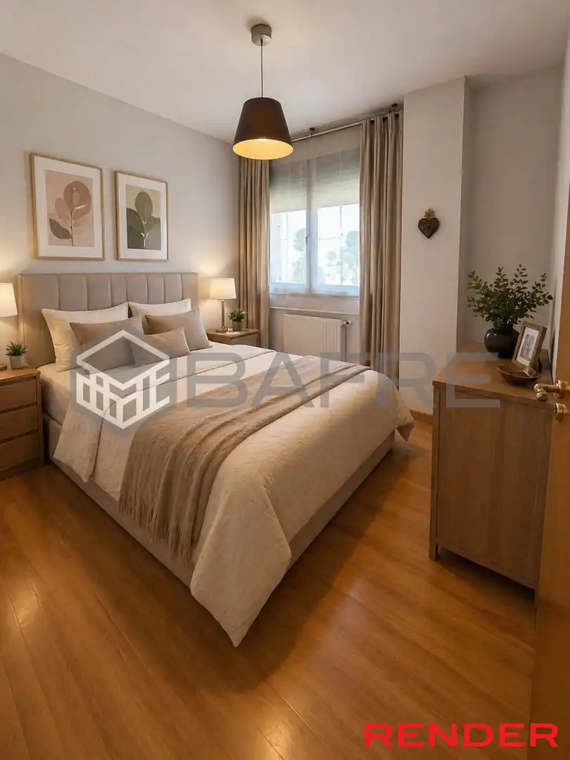 Bedroom of Flat for sale in  Madrid Capital  with Air Conditioner, Heating and Parquet flooring