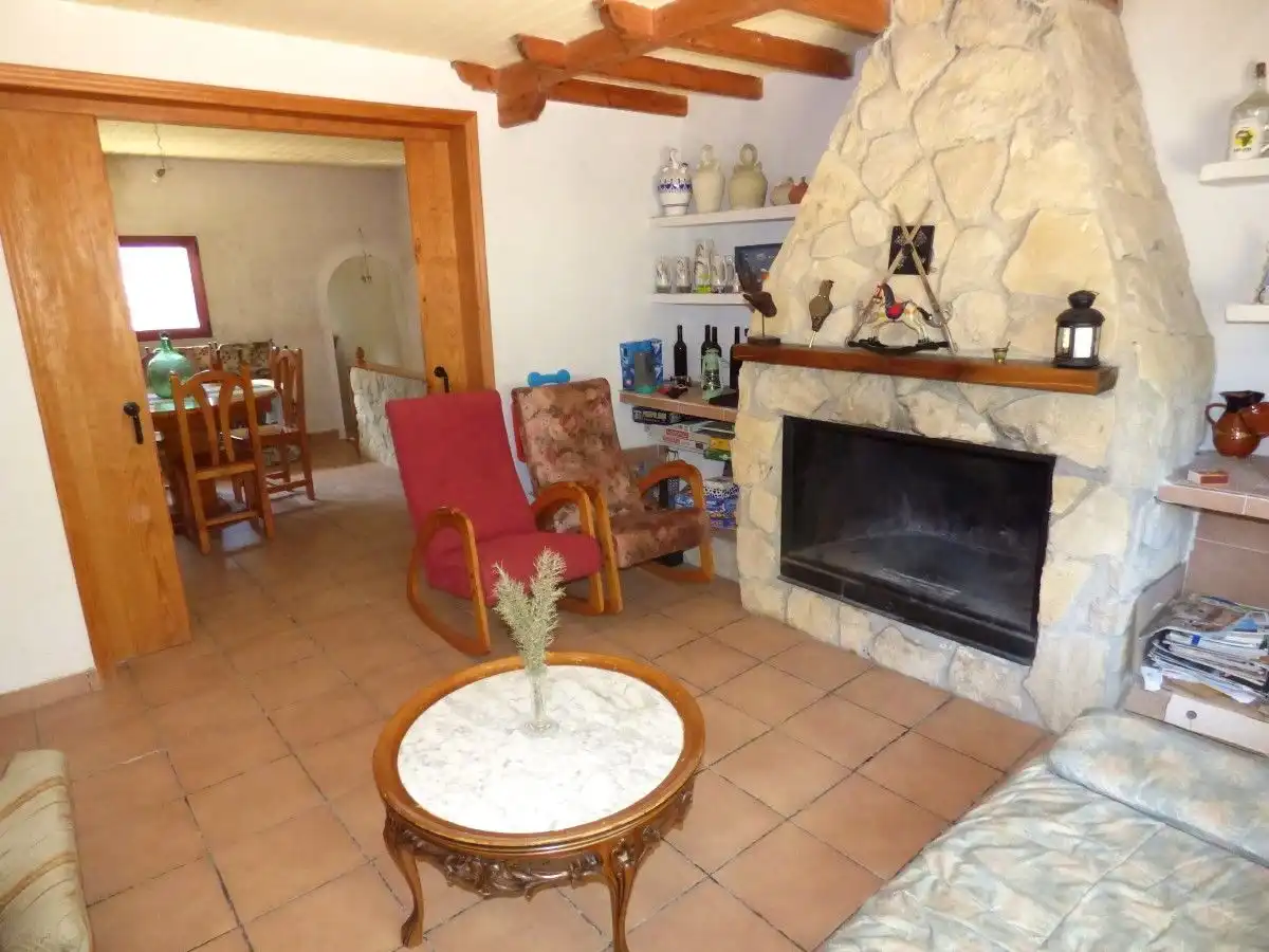 Sala d'estar de Casa o xalet en venda en Torremanzanas / La Torre de les Maçanes amb Jardí privat i Terrassa