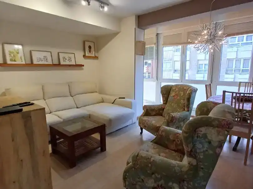 Sala d'estar de Pis de lloguer en Gijón 