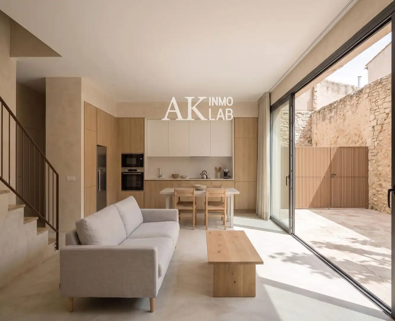 Sala d'estar de Casa o xalet en venda en Barcelona amb Aire condicionat, Calefacció i Terrassa