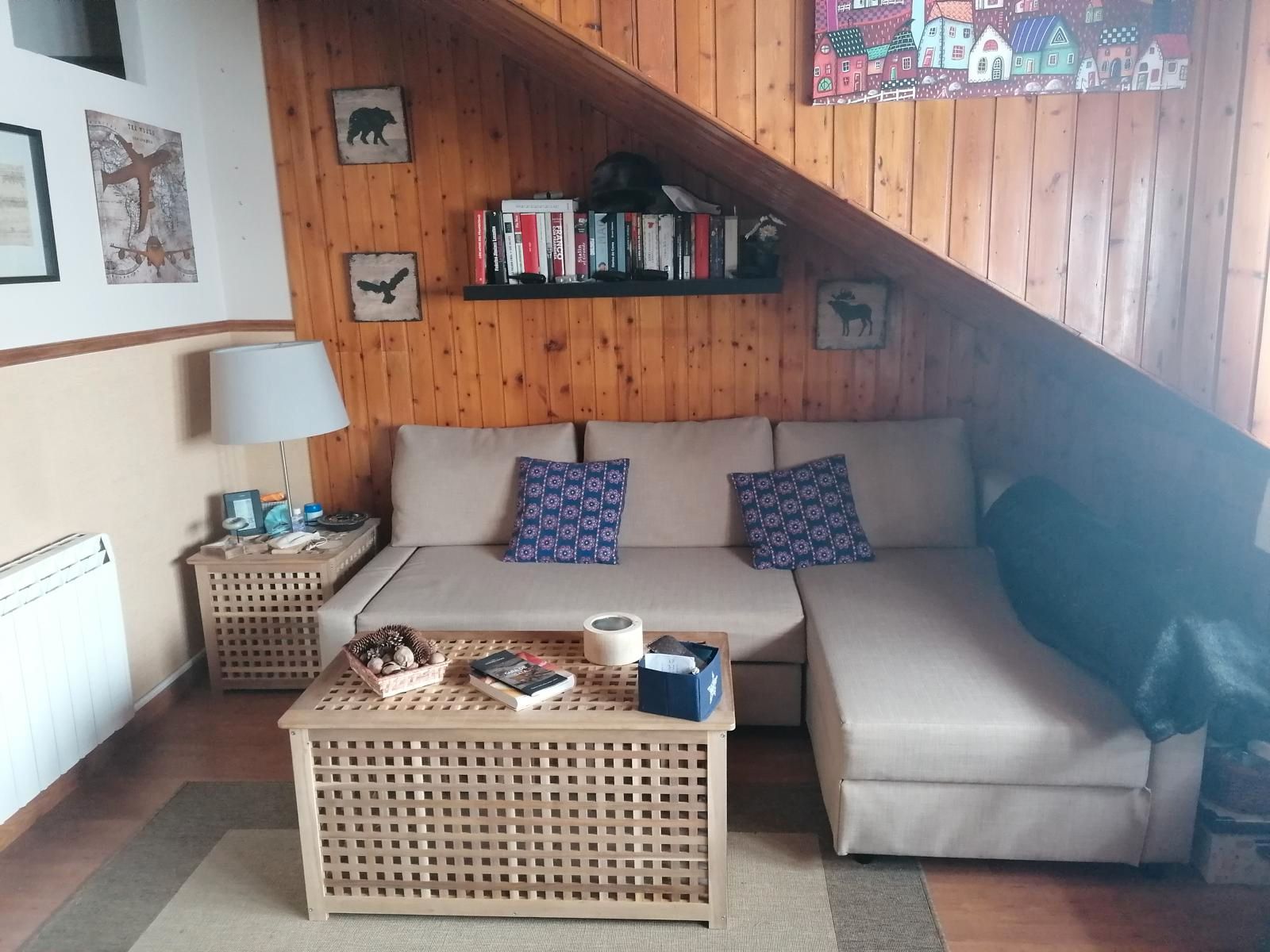 Living room of Apartment to rent in Lena  with Heating, Parquet flooring and Storage room