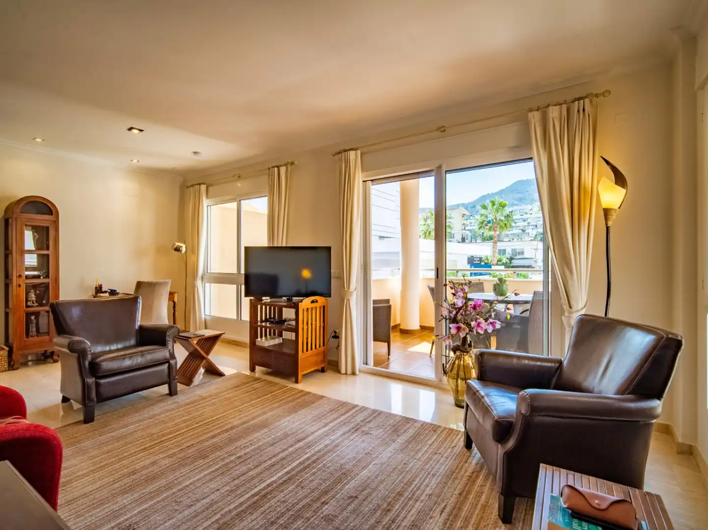 Living room of Apartments for sale in L'Alfàs del Pi  with Air Conditioner, Heating and Private garden