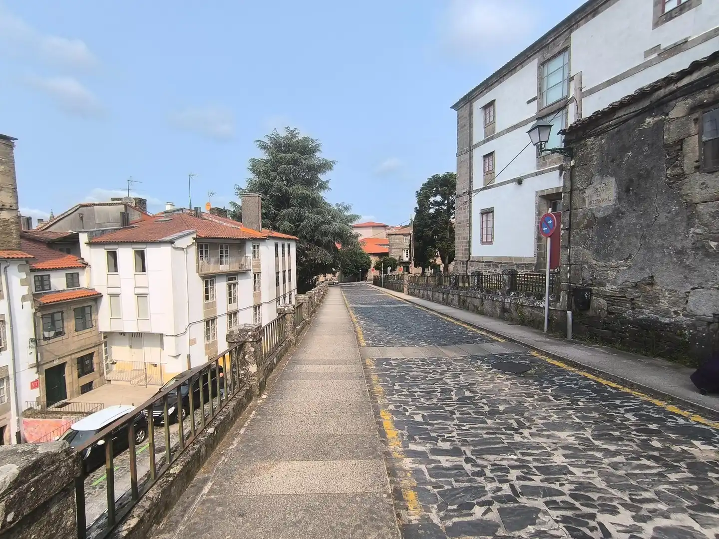 Vista exterior de Casa o chalet en venta en Santiago de Compostela  con Terraza