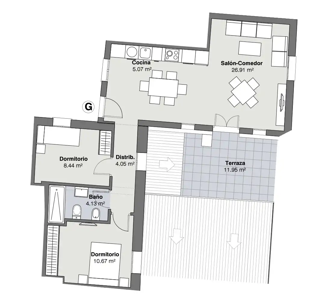 Appartement avec ascenseur à vendre à Calle Horno del Vidrio, imagen 34