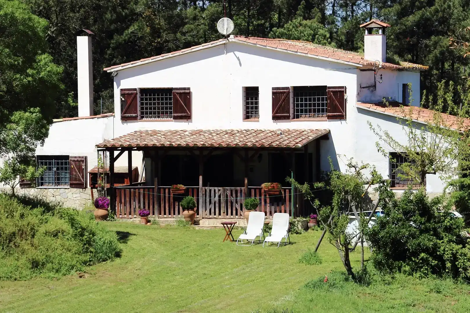 Vista exterior de Finca rústica en venda en Maçanet de la Selva