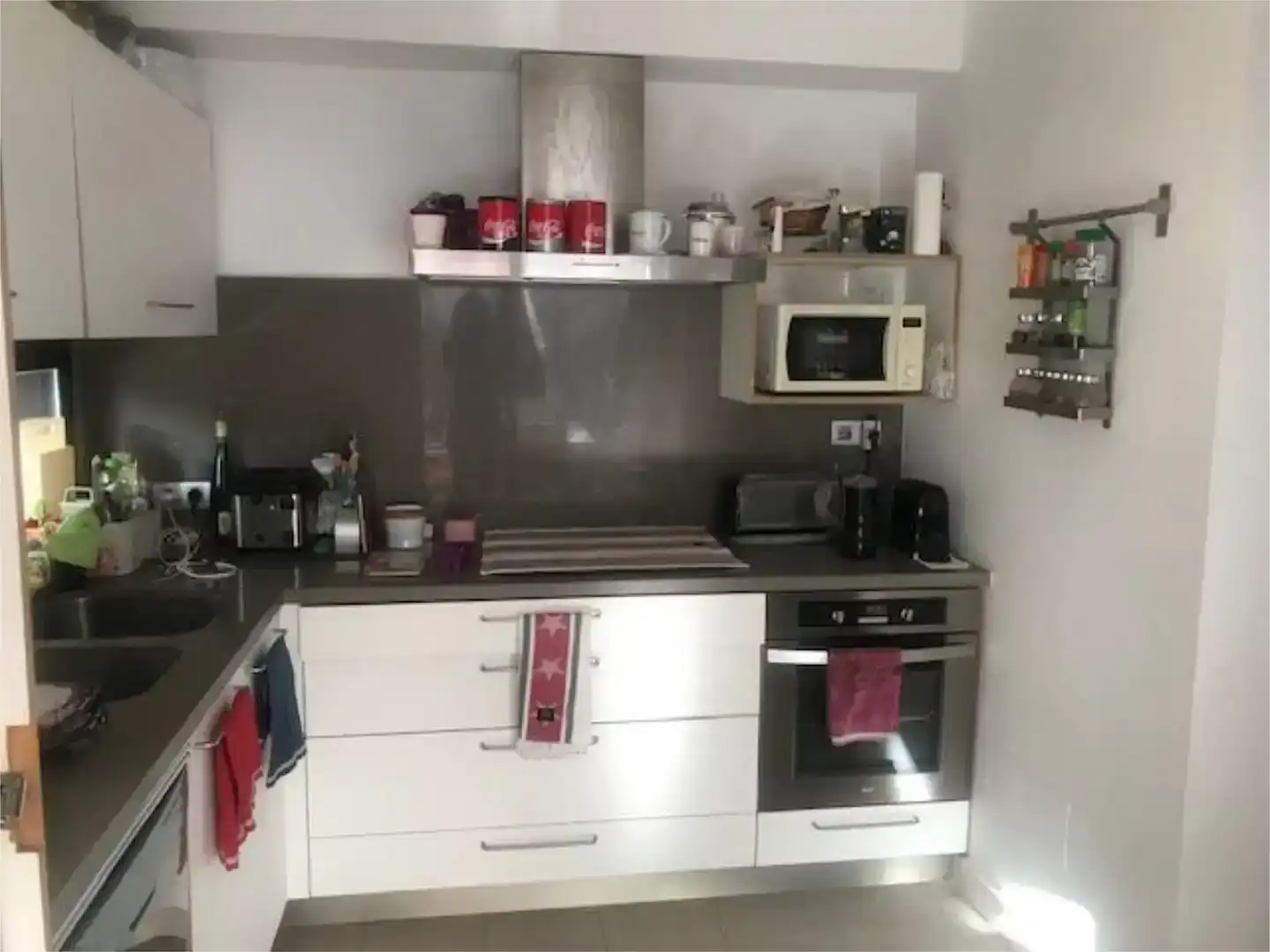 Kitchen of Flat for sale in Ciutadella de Menorca  with Air Conditioner, Private garden and Swimming Pool