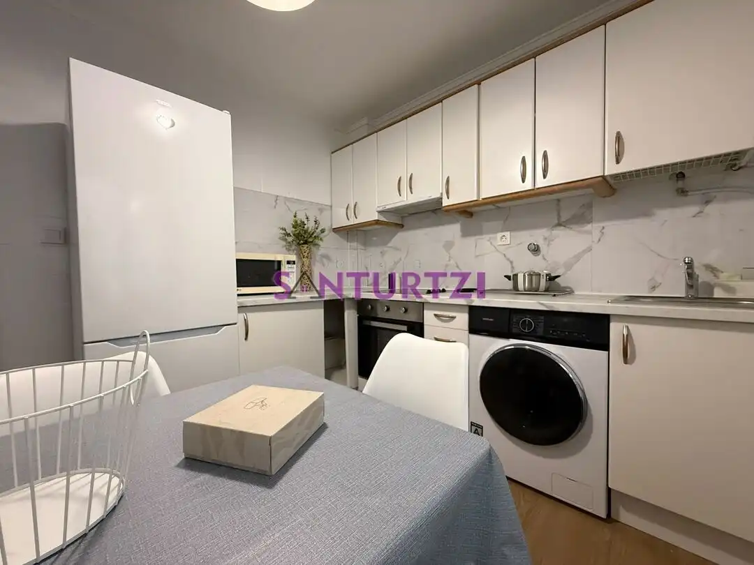 Kitchen of Flat for rent in Santurtzi   with Heating and Balcony