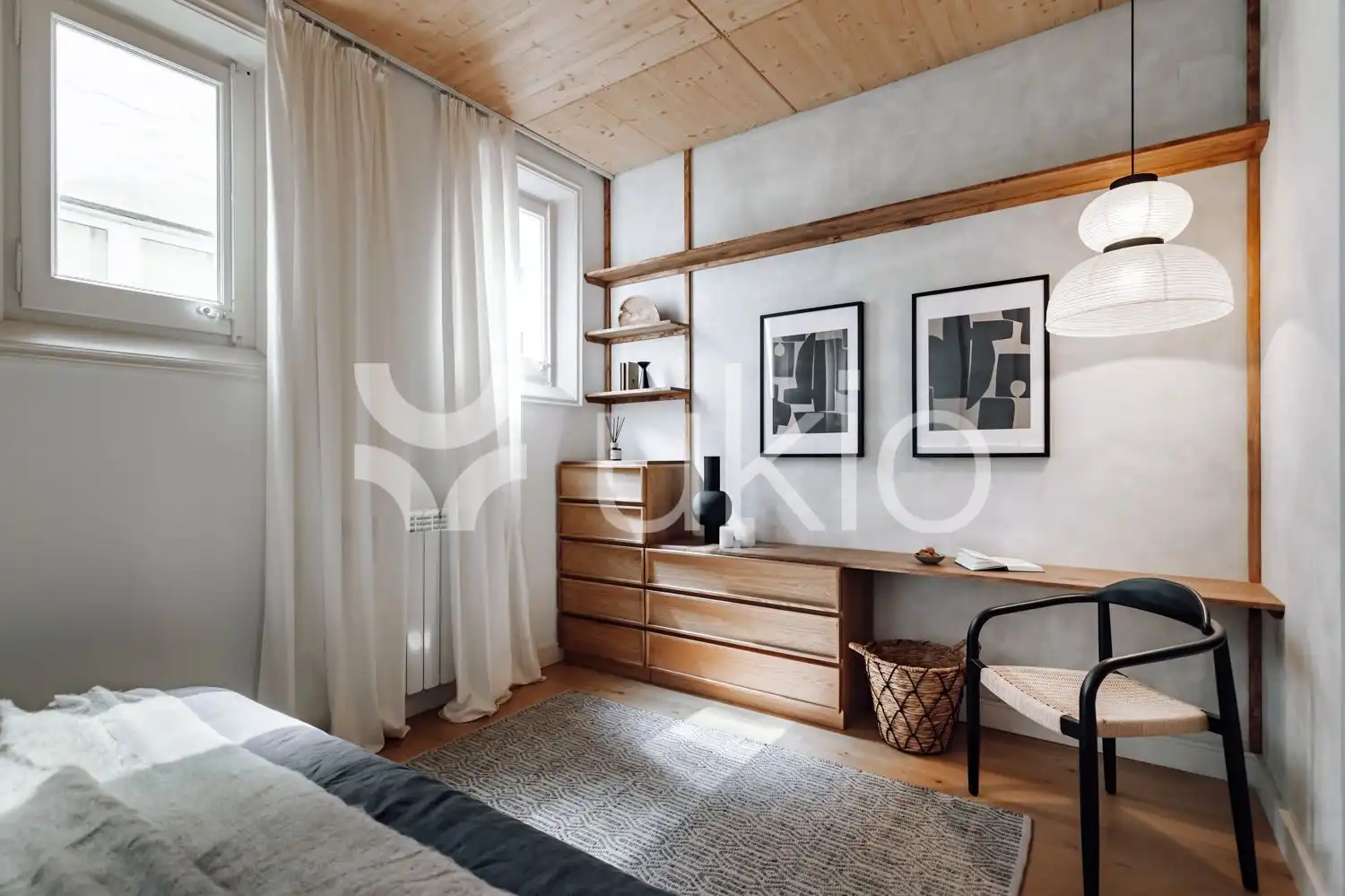Habitación de Apartamento de alquiler en Barcelona con Aire acondicionado, Calefacción y Terraza