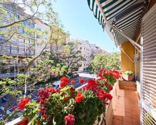 Terrace of Flat to rent in  Barcelona Capital  with Air Conditioner and Balcony