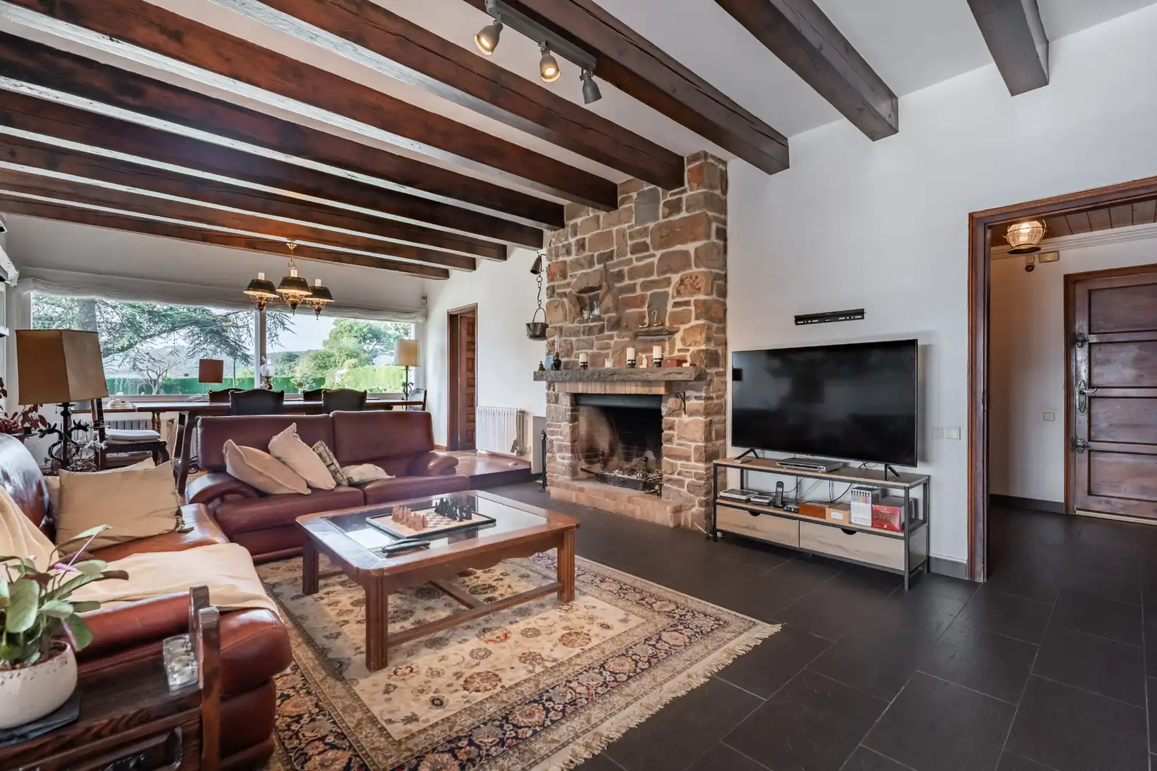 Living room of Houses for sale in La Garriga  with Air Conditioner, Heating and Private garden