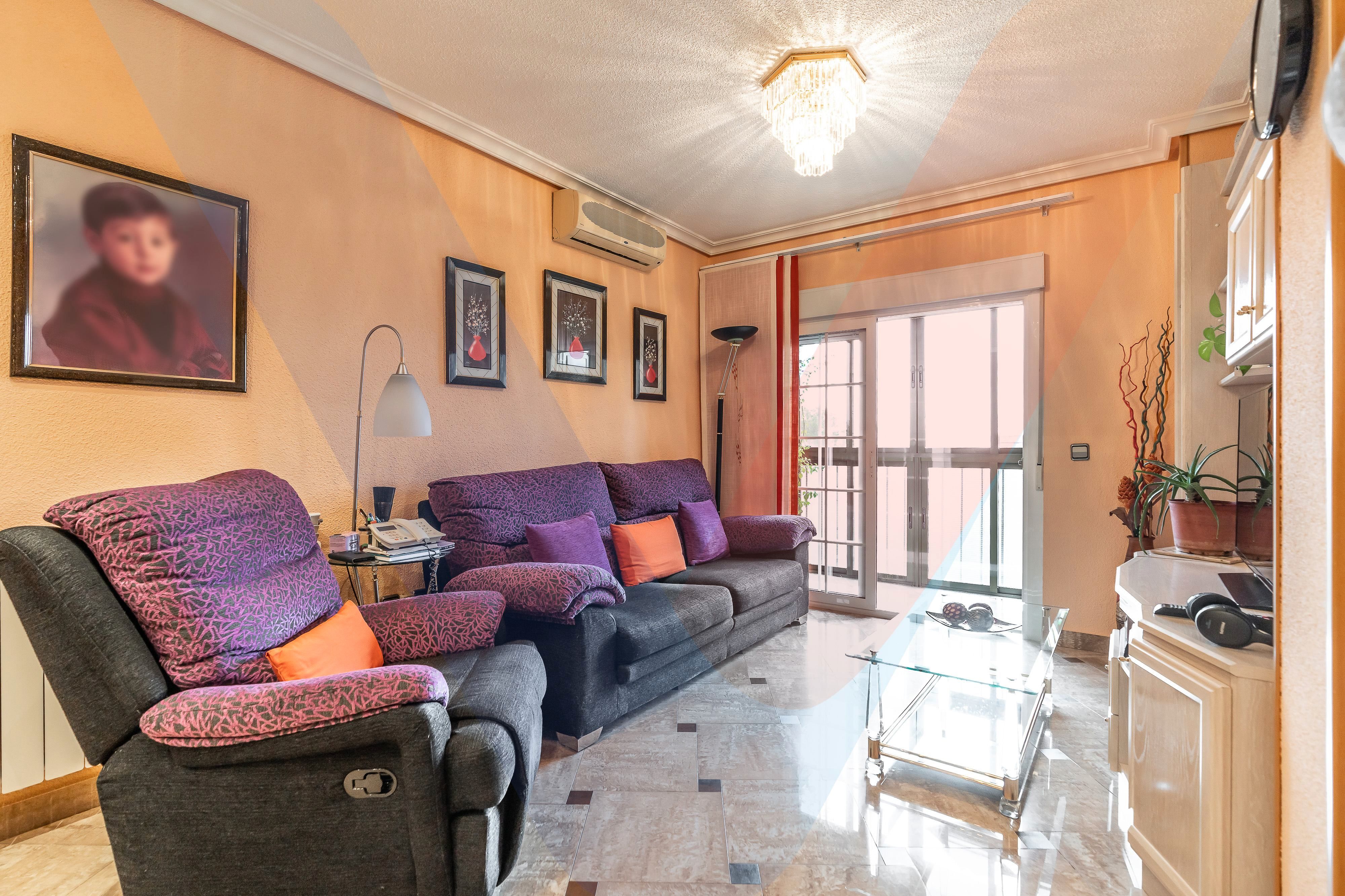 Living room of Flat for sale in San Fernando de Henares  with Heating and Terrace