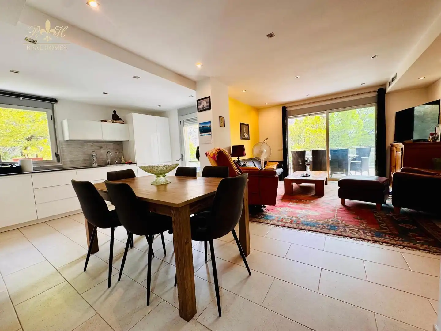 Living room of Flat for rent in Altea  with Air Conditioner, Swimming Pool and Community pool