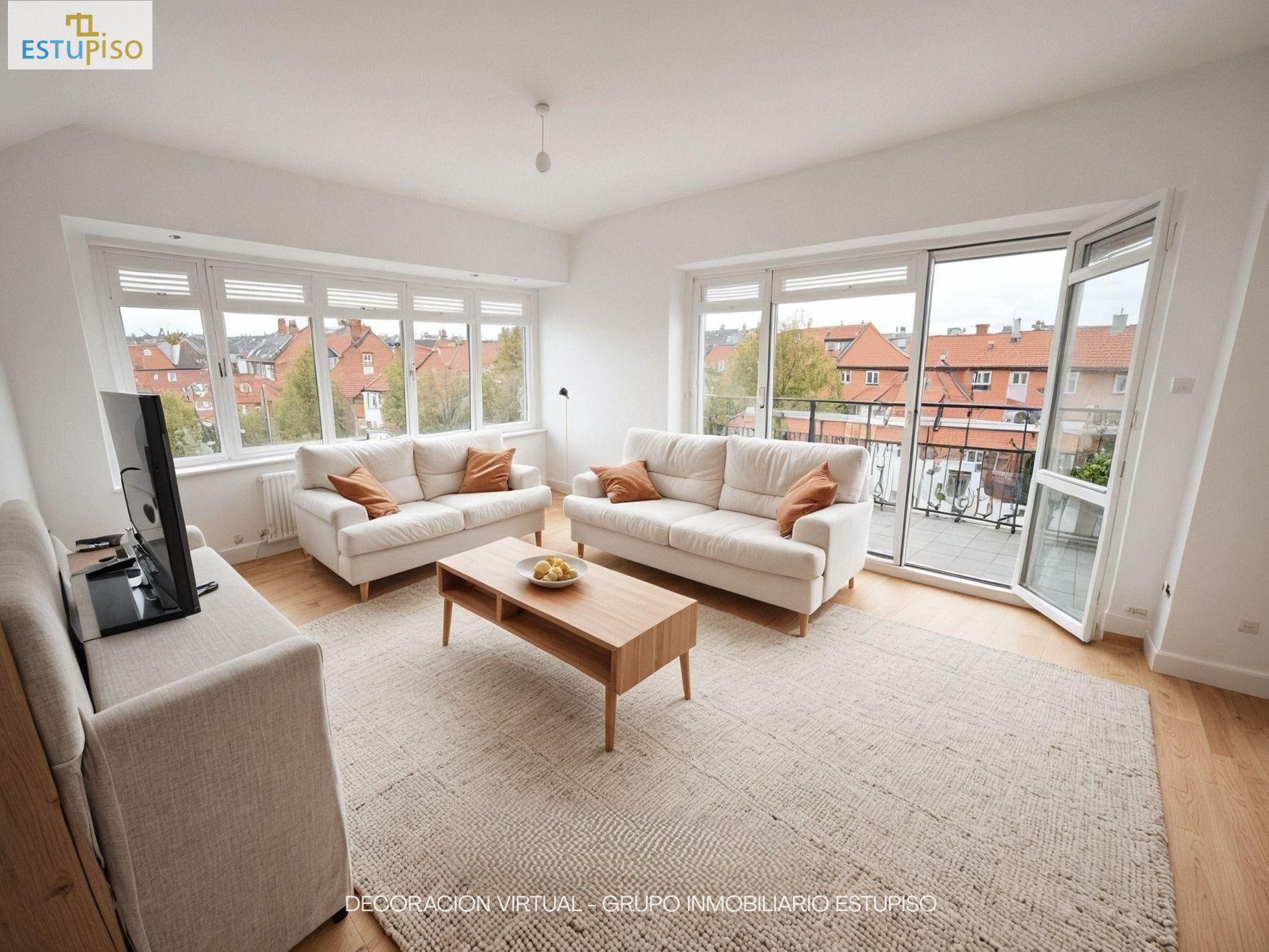 Living room of Flat for sale in Vitoria - Gasteiz  with Parquet flooring, Terrace and Storage room