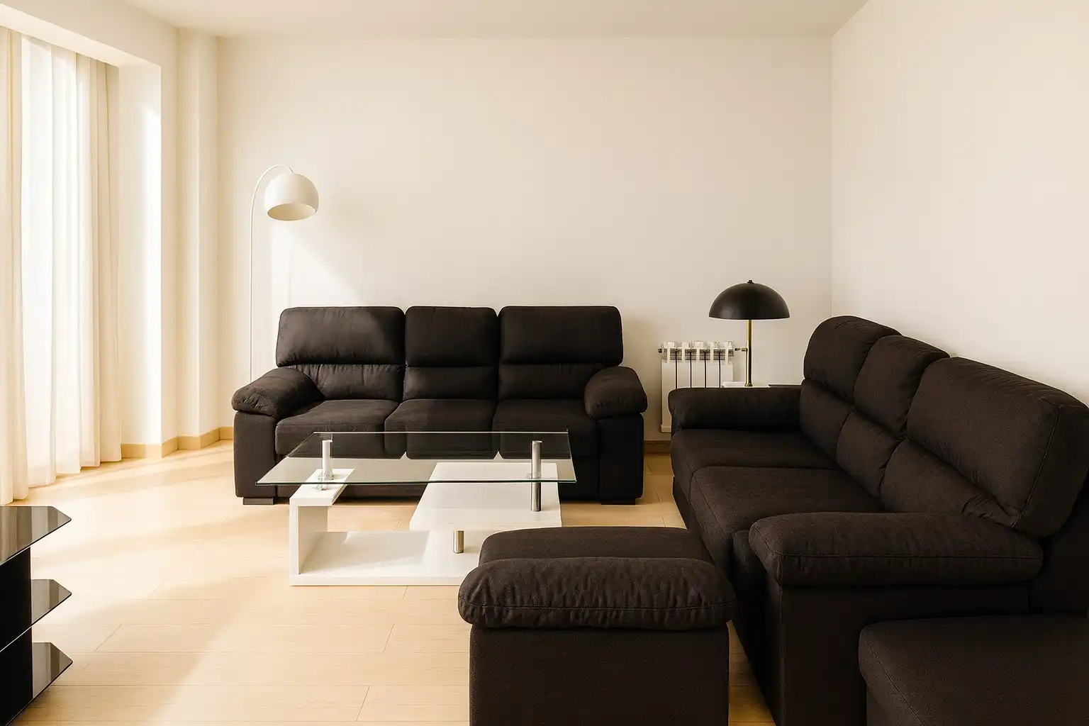 Living room of Flat for rent in Murcia  with Air Conditioner, Heating and Furnished