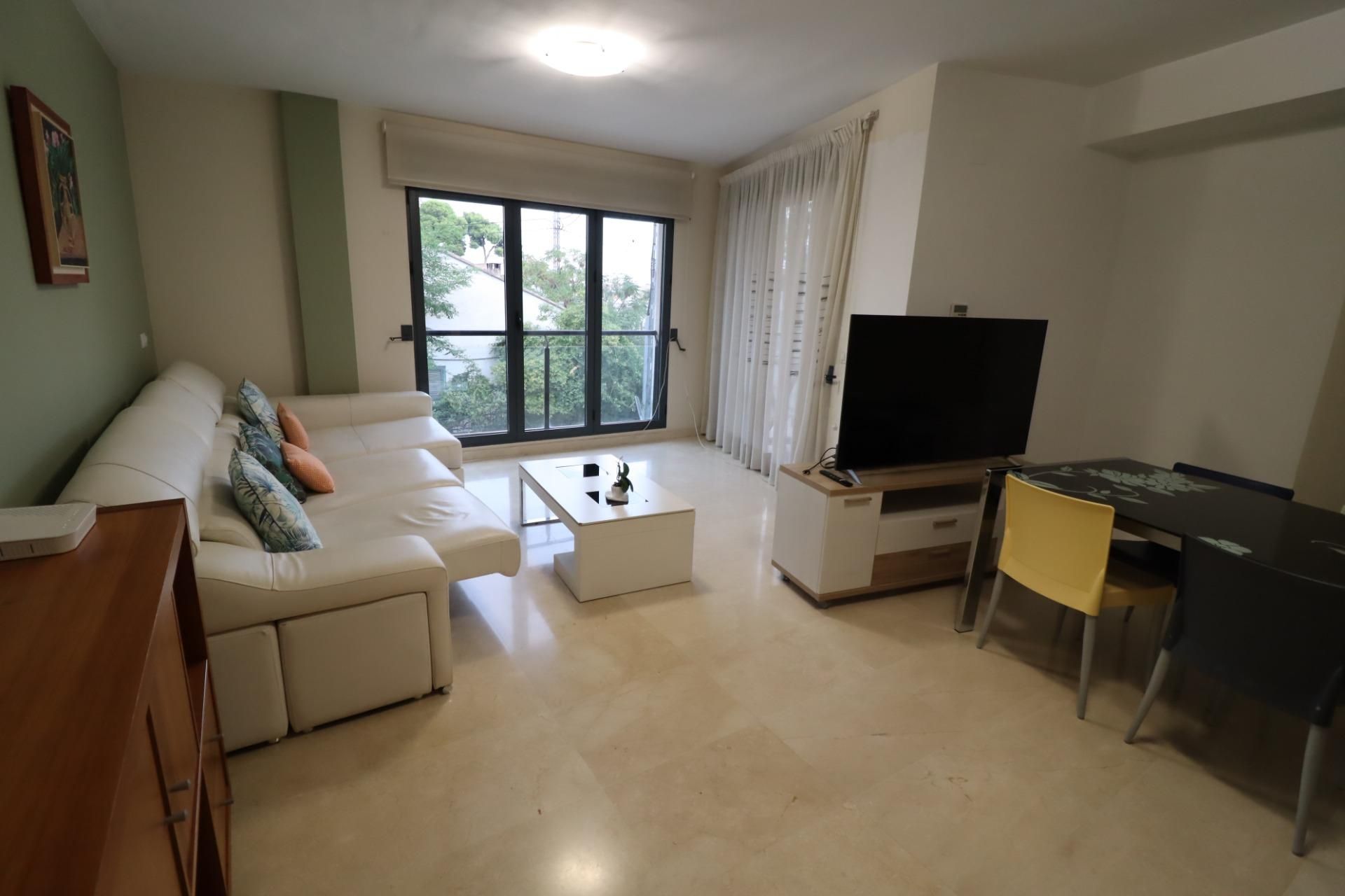 Living room of Flat for sale in Rocafort  with Air Conditioner, Terrace and Storage room