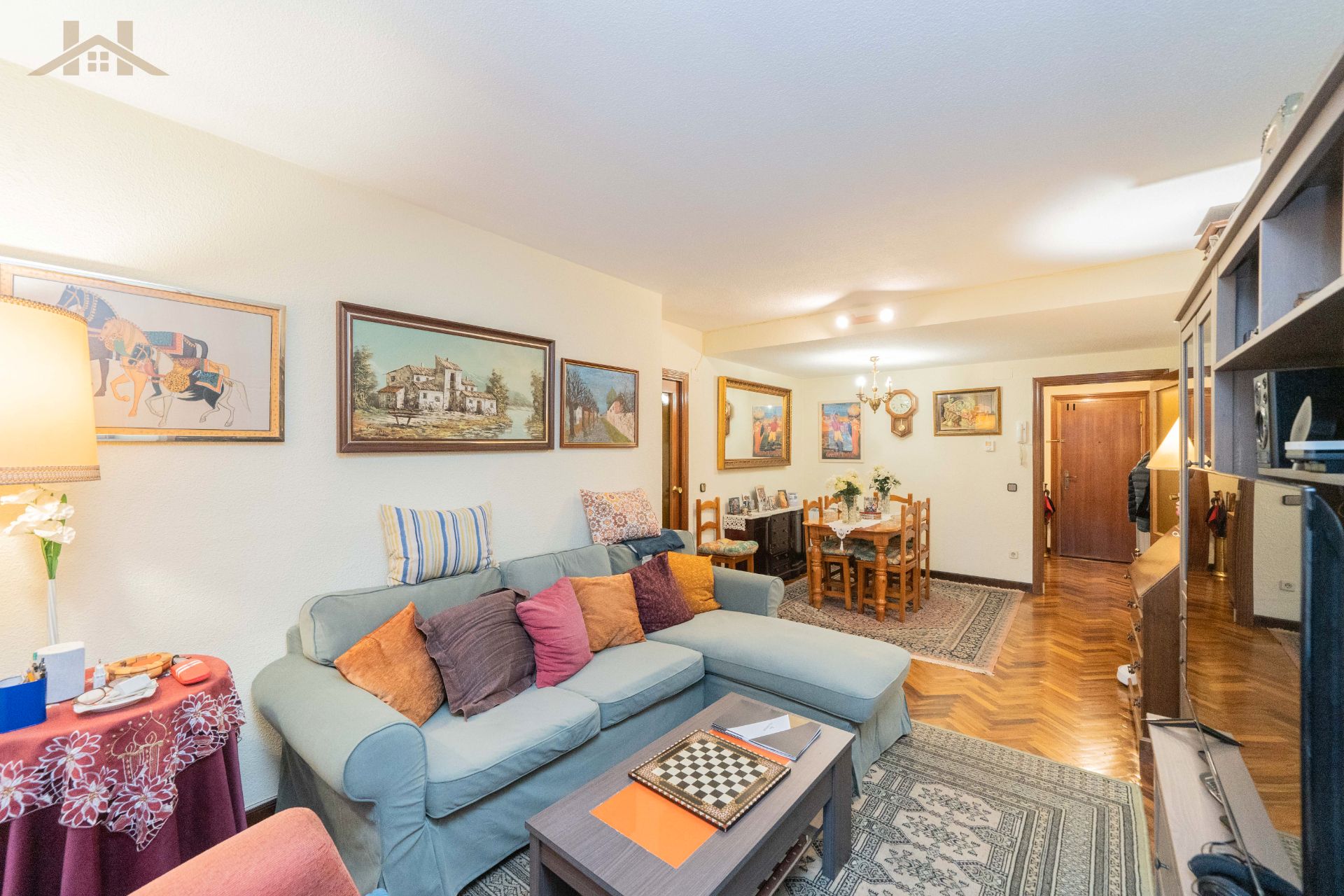 Sala d'estar de Dúplex en venda en Collado Villalba amb Calefacció, Terrassa i Traster