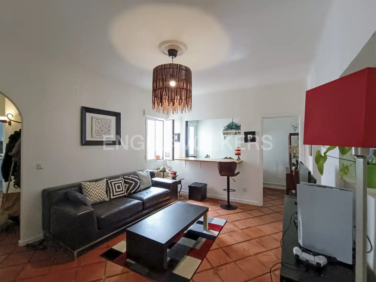 Living room of Flat for rent in Madrid  with Air Conditioner, Heating and Furnished