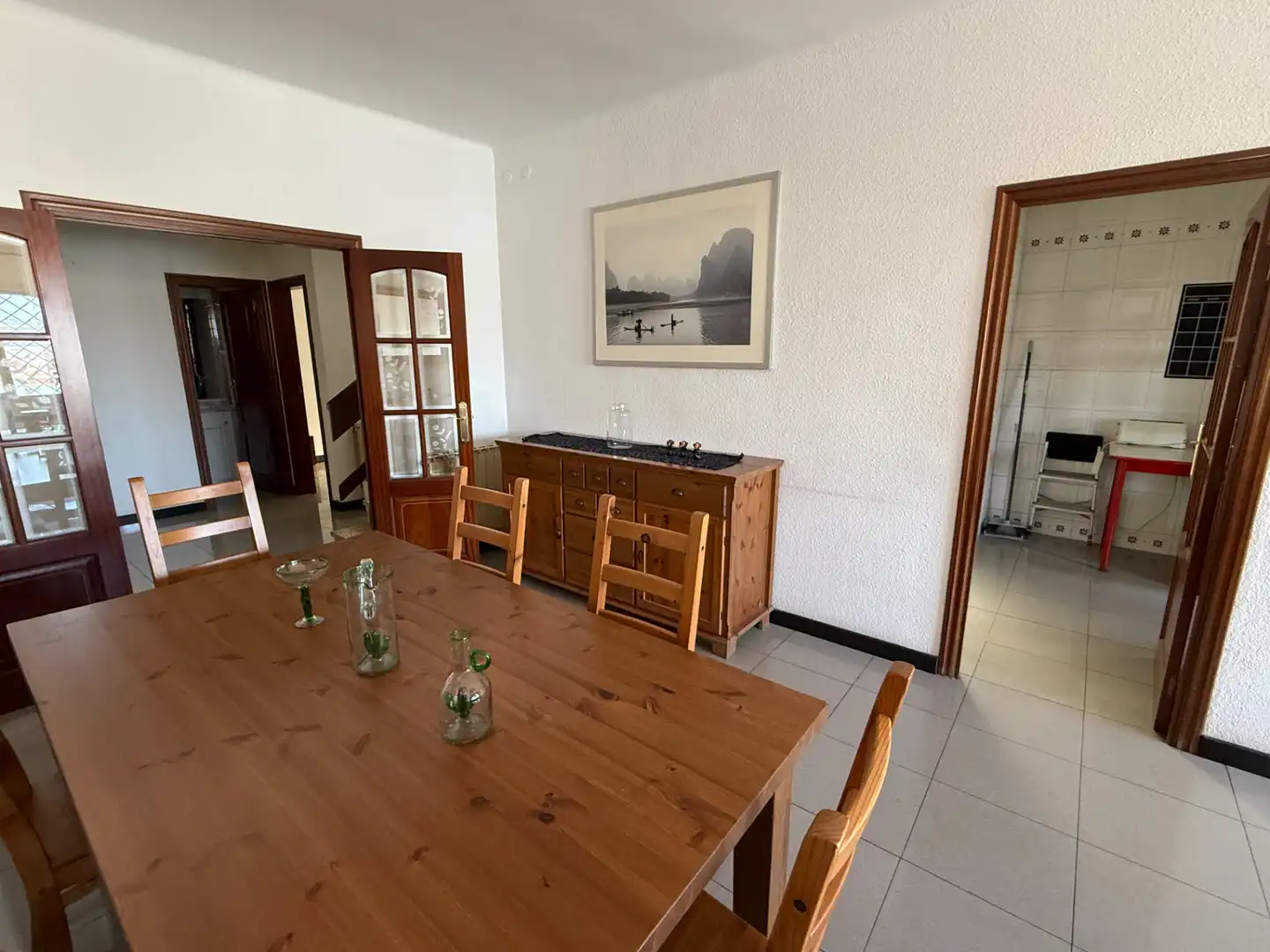 Esszimmer von Dachboden zum Verkauf in Barcelona mit Heizung, Terrasse und Balkon