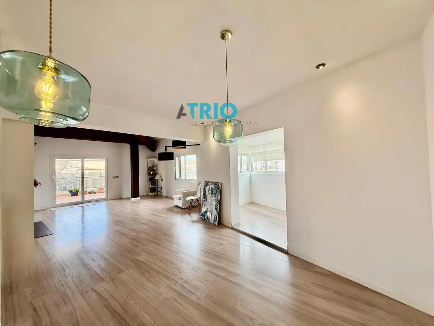 Sala d'estar de Àtic en venda en  Palma de Mallorca amb Aire condicionat, Calefacció i Terrassa
