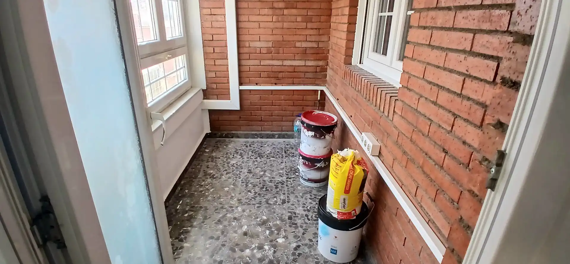 Balcony of Flat for rent in Almería  with Air Conditioner, Terrace and Furnished