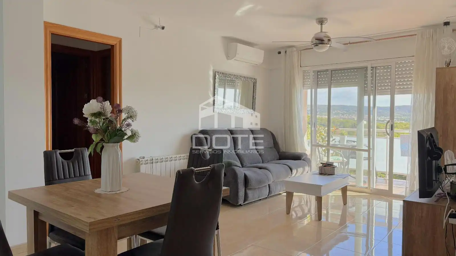 Sala de estar de Ático en venta en Creixell con Aire acondicionado, Calefacción y Terraza