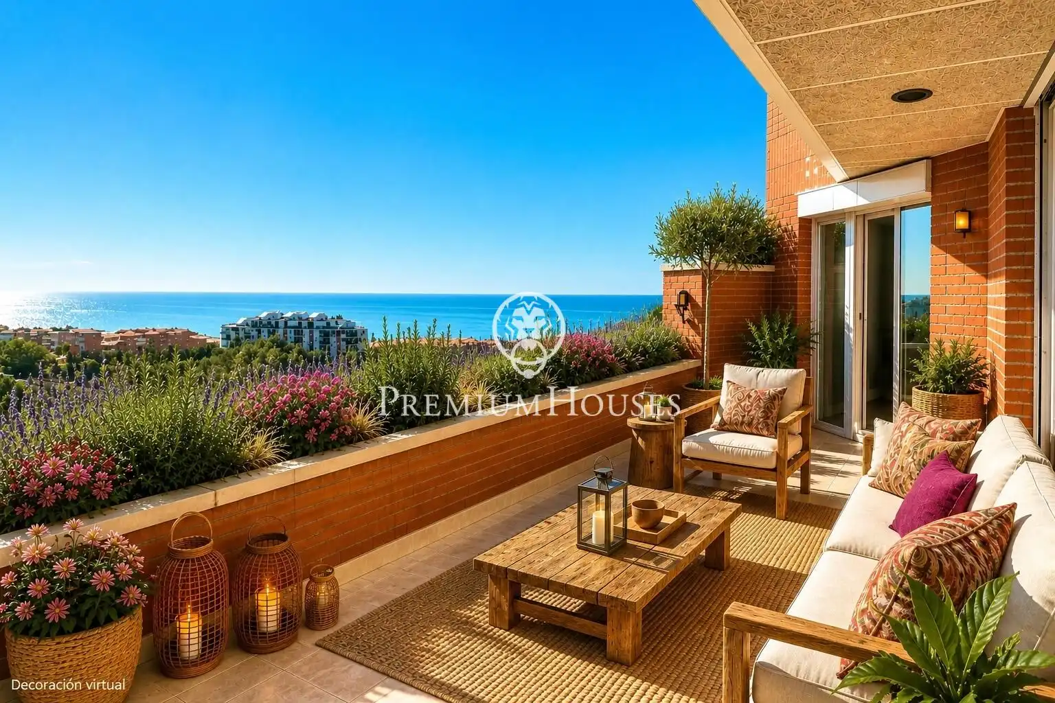 Terrace of Attic for sale in Sitges  with Heating, Private garden and Terrace