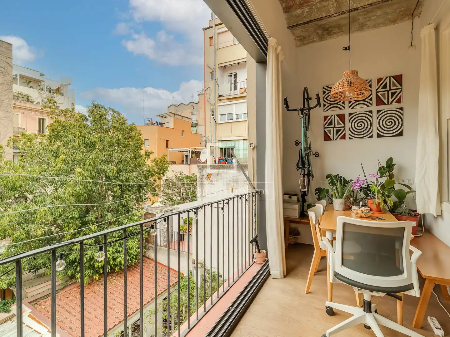 Terrasse von Wohnung zum Verkauf in Barcelona mit Klimaanlage, Heizung und Parkett