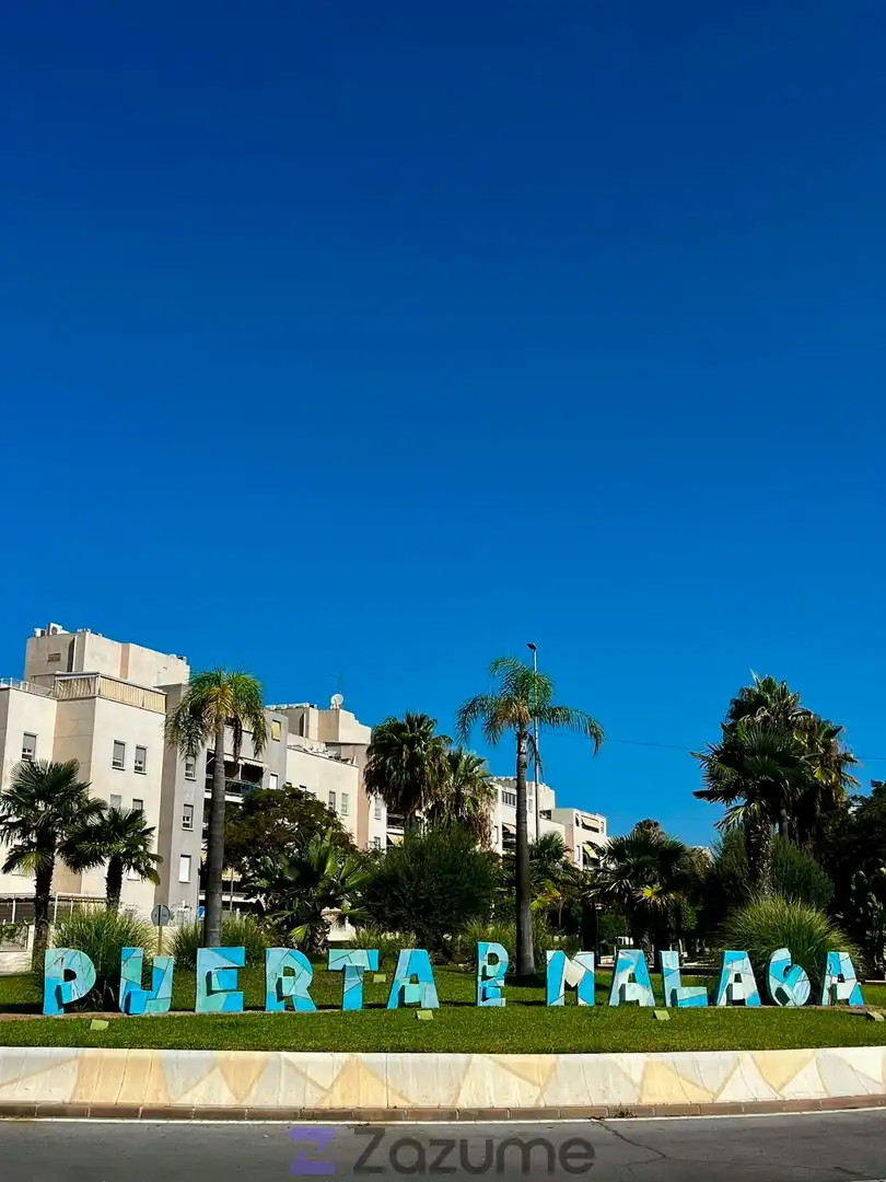 Außenansicht von Dachboden zur Miete in Málaga mit Klimaanlage, Heizung und Privatgarten