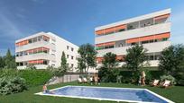 Swimming pool of Flat for sale in Girona Capital  with Heating, Terrace and Storage room