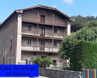 Vista exterior de Casa o xalet en venda en Trucios-Turtzioz amb Balcó