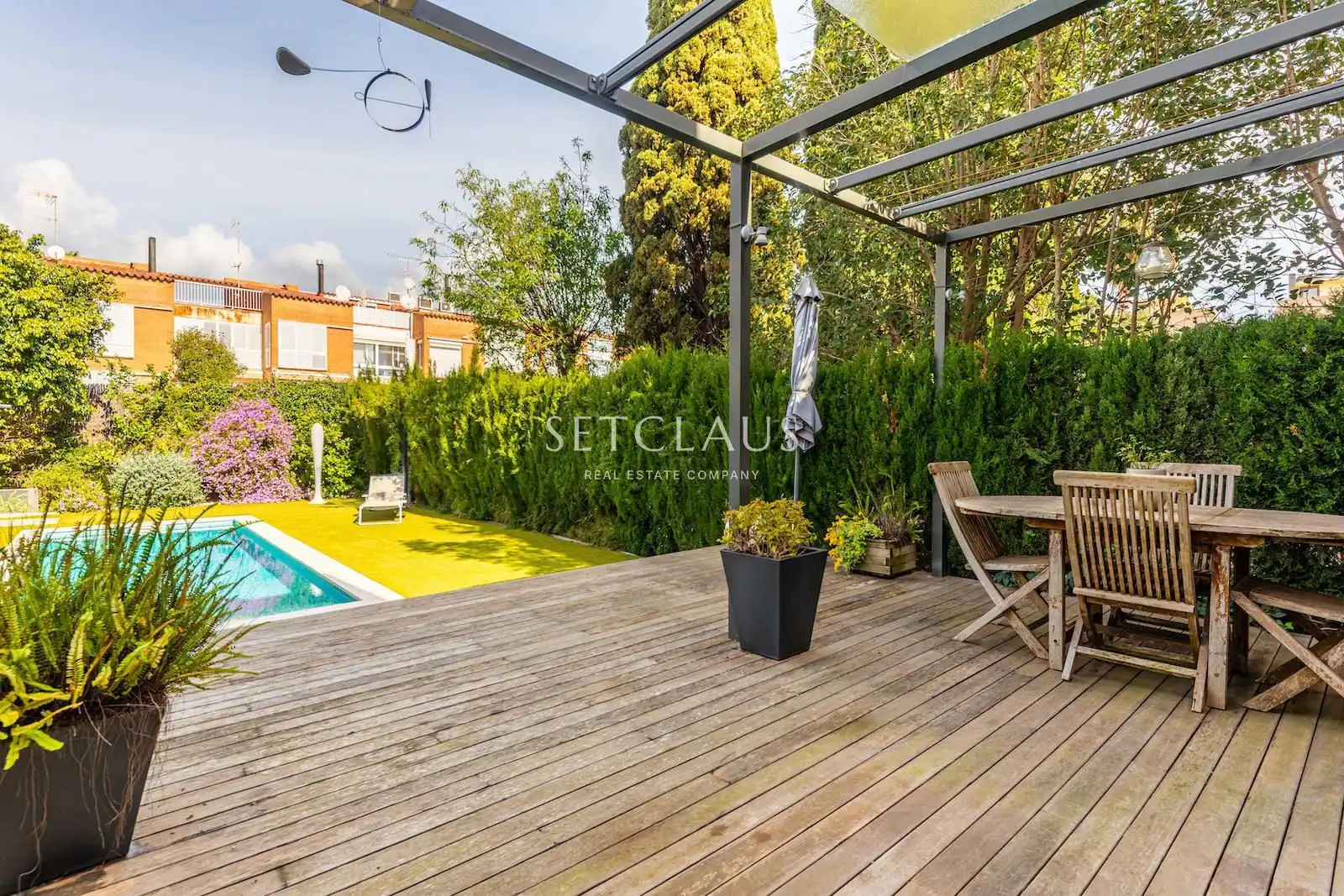 Terraza de Casa adosada en venta en Premià de Mar con Aire acondicionado, Calefacción y Jardín privado
