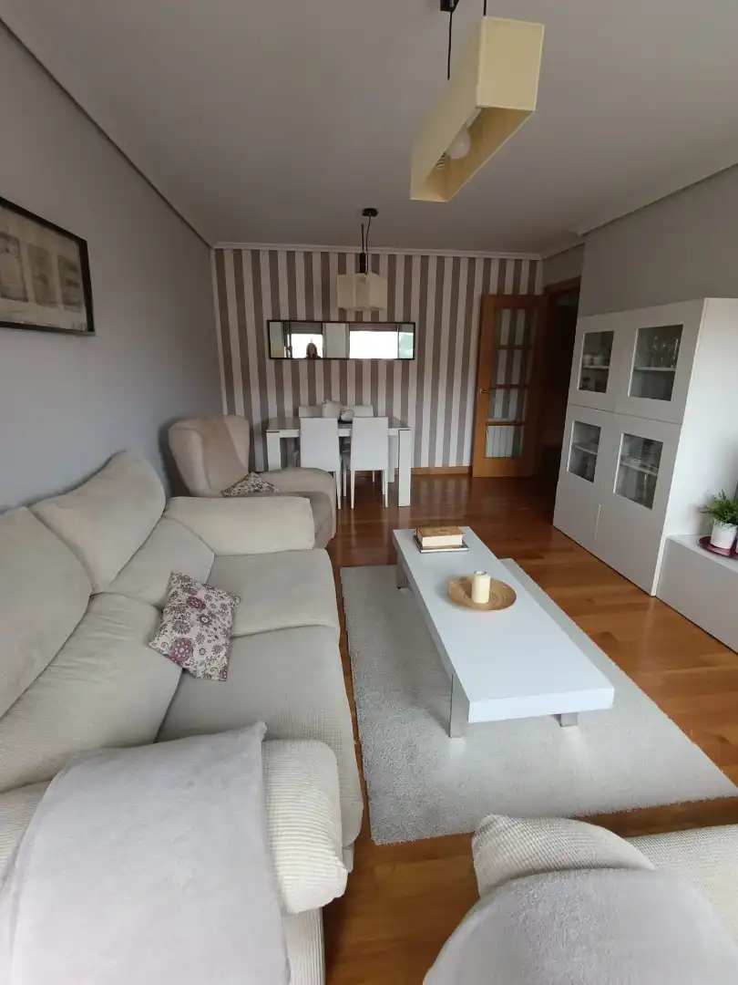 Living room of Flat for rent in Santander  with Heating, Storage room and Furnished