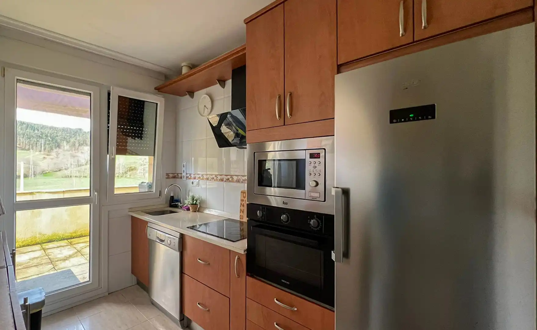 Kitchen of Flat for sale in Hazas de Cesto  with Heating and Terrace