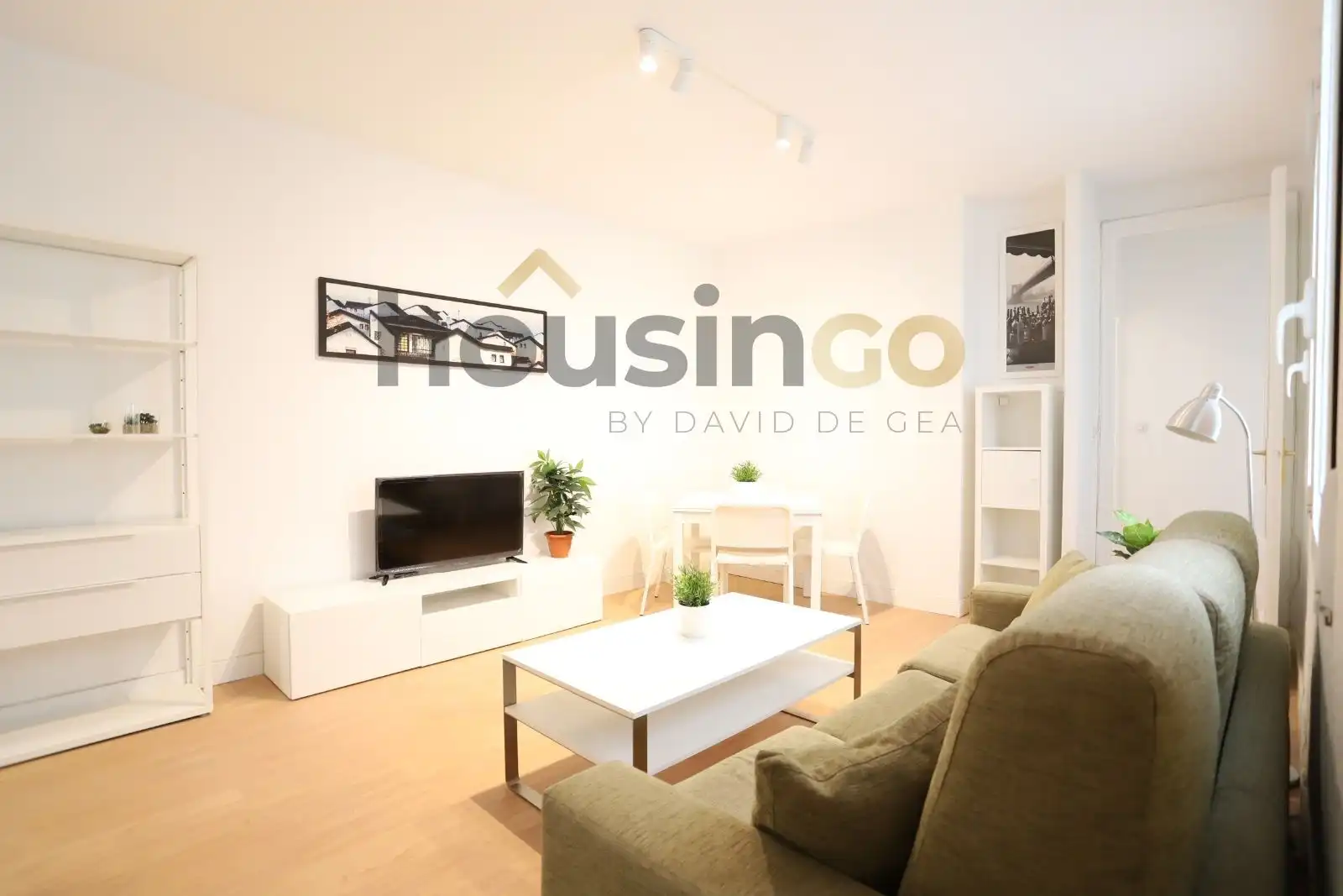 Sala de estar de Piso de alquiler en Madrid con Calefacción, Terraza y Amueblado