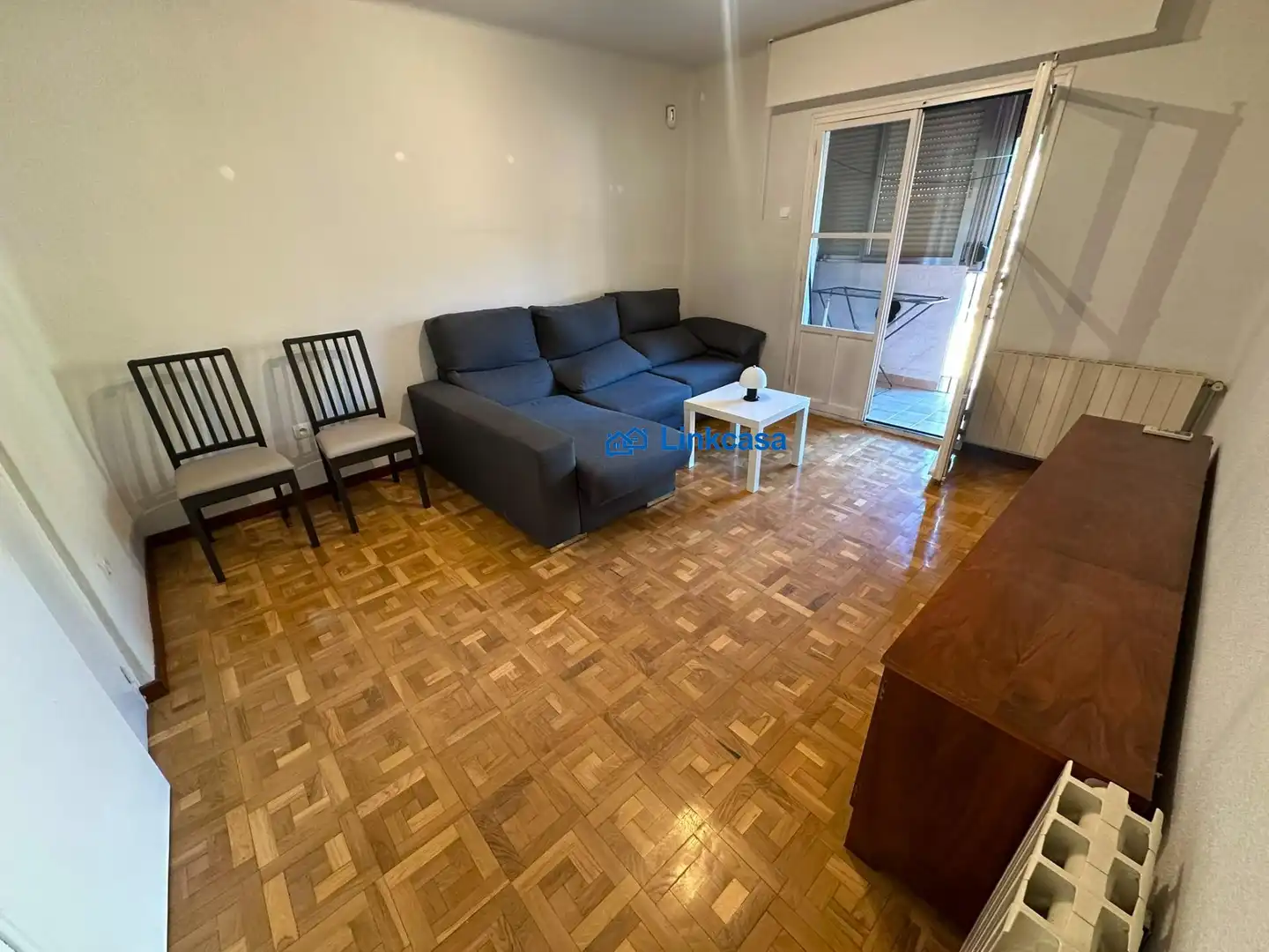 Sala de estar de Piso en venta en Madrid con Calefacción, Parquet y Terraza