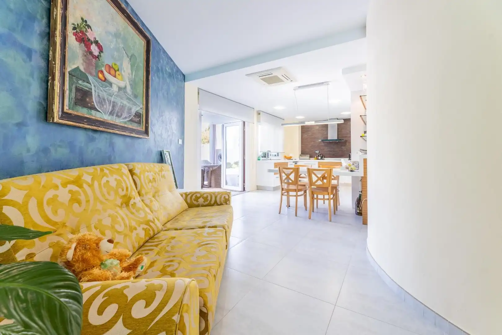 Sala de estar de Casa o chalet en venta en Altea con Aire acondicionado, Jardín privado y Terraza