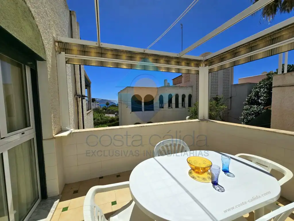 Terrassa de Apartament en venda en Mazarrón amb Aire condicionat, Jardí privat i Terrassa